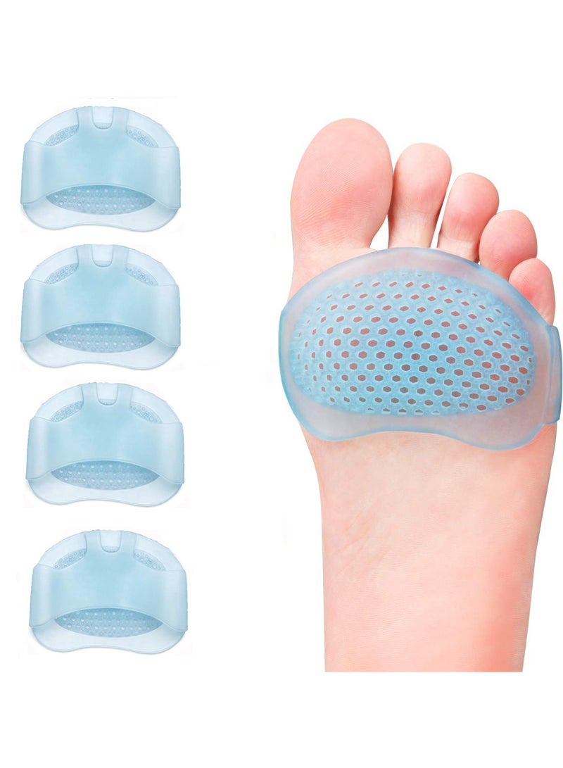 Soft Gel Metatarsal Pads for Ball of Foot Relief - 2 Pairs of Cushions for Morton's Neuroma, Calluses, and Foot Pain Relief. Ideal for Comfort and Support. - Image 1