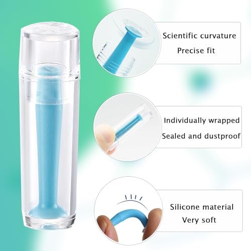 MUQING 6 Pieces Hard Scleral Lens Remover Tool for RGP, Silicone Eye Contact Lens Plunger Suction Cup - Image 3