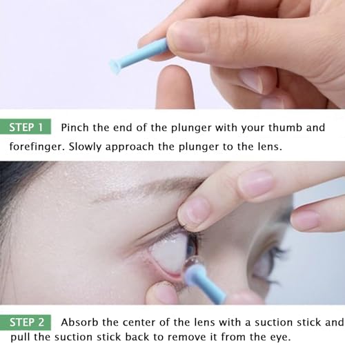 MUQING 6 Pieces Hard Scleral Lens Remover Tool for RGP, Silicone Eye Contact Lens Plunger Suction Cup - Image 4