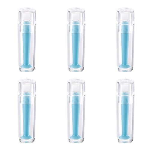 MUQING 6 Pieces Hard Scleral Lens Remover Tool for RGP, Silicone Eye Contact Lens Plunger Suction Cup - Image 1