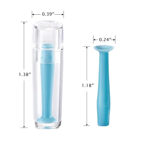 MUQING 6 Pieces Hard Scleral Lens Remover Tool for RGP, Silicone Eye Contact Lens Plunger Suction Cup - Image 2