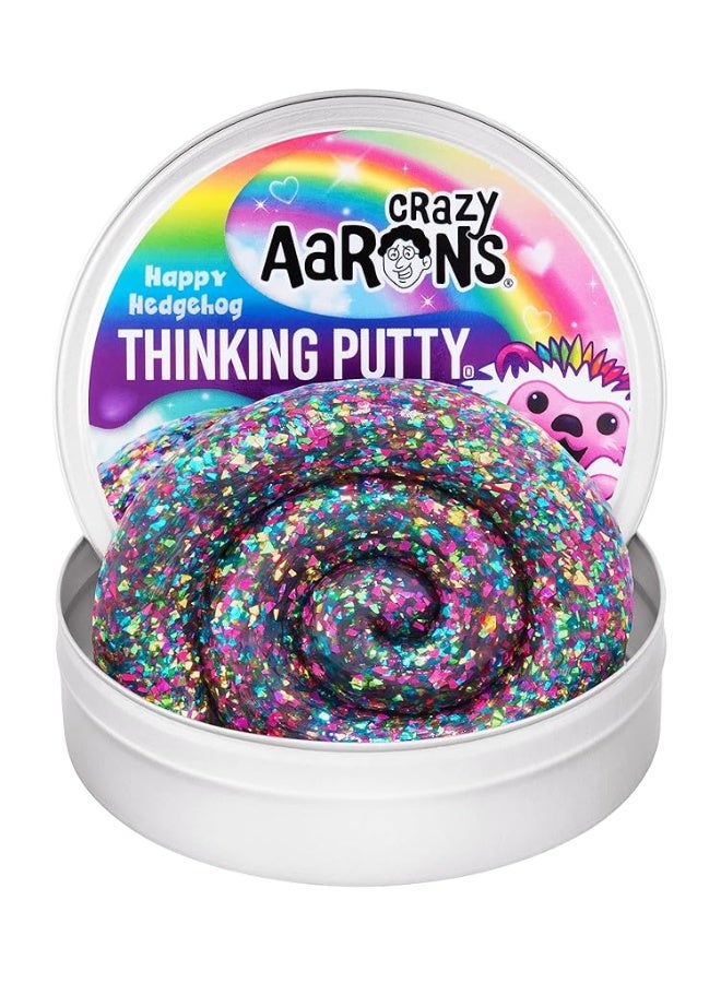 CRAZY AARONS Crazy Aaron's Putty Pets Happy Hedgehog Thinking PuttyÂ® - 4" Tin Thinking Putty - Non-Toxic Sensory Play Putty - Never Dries Out - Creative Toy for Kids and Adults - Image 4