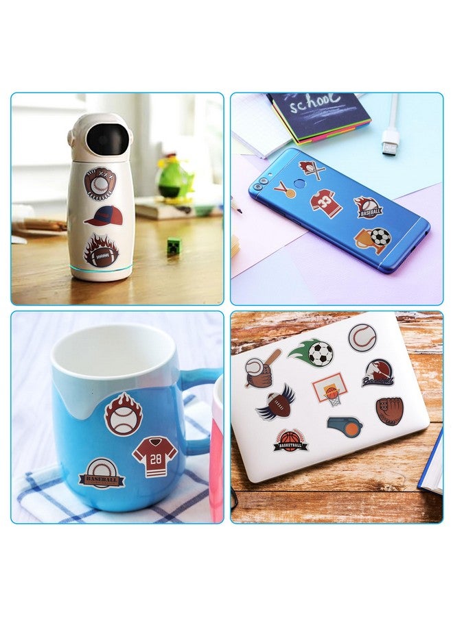 Cleverplay 100 Pack Sports Stickers, Sports Football Soccer Baseball Basketball Party Favors, Birthday Decorations - Image 5