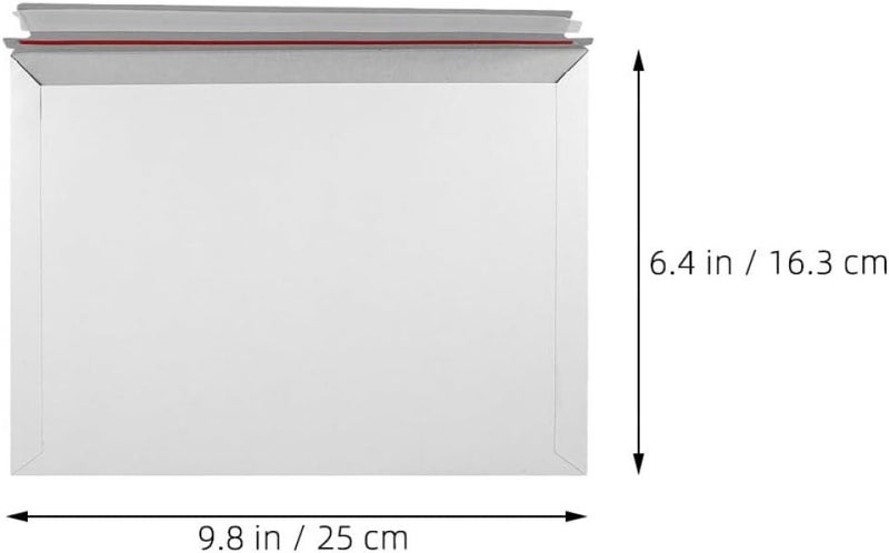 25pcs A5 Self Seal Mailing Envelopes 25x16.3cm Gray Cardboard Photo Document Mailers Stay Flat Paper Envelopes for Office Shipping - Image 2