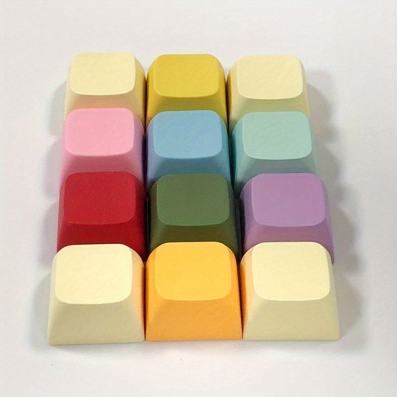 4 Pink Mechanical Keyboard Keycaps ABS Material Matte Finish Multi Color Design Compatible with Various Keyboard Types - Image 1