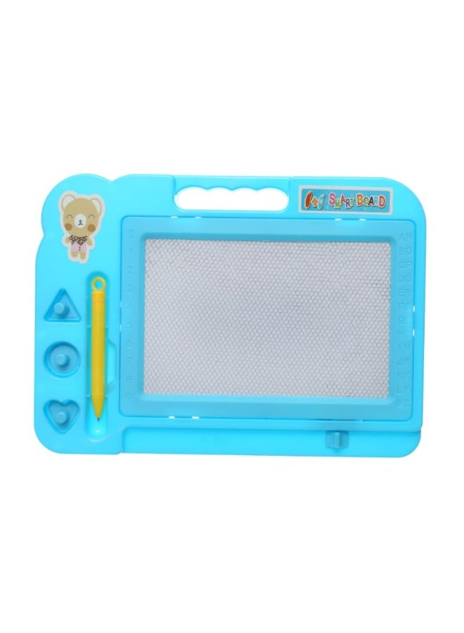Plastic Magnetic Erasable Drawing And Writing Board With Creative Educational Operations Aiming To Teach Children All Mathematical Skills - Blue - Image 1
