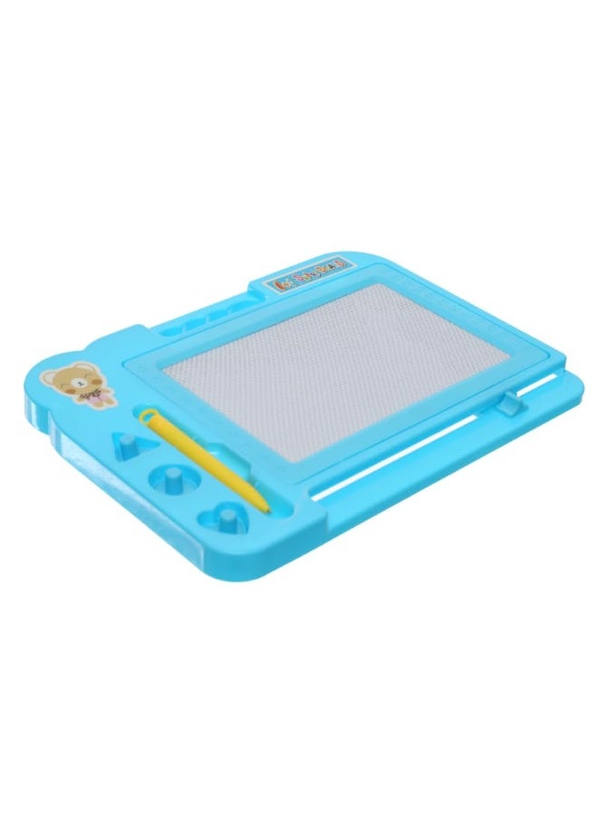 Plastic Magnetic Erasable Drawing And Writing Board With Creative Educational Operations Aiming To Teach Children All Mathematical Skills - Blue - Image 3