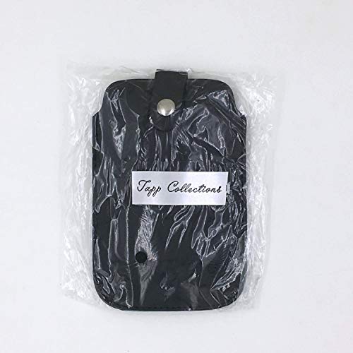 Tapp Collections Leather Neck Pouch for iPhone (Style 2) - Magnetic Checkered Black Case by Tapp Collections - Image 5