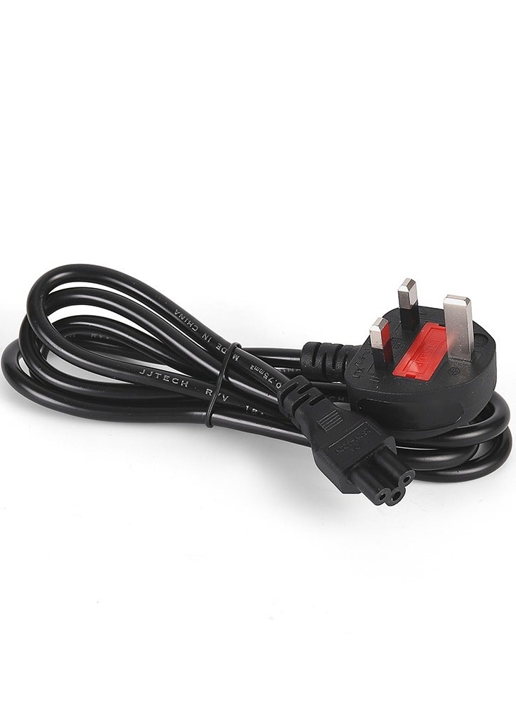 Laptop Power Cable 3 Pin Mains lead Power UK Plug for Laptop AC-Adapter Charger Acer Dell HP Compaq Toshiba Vaio Delta Asus Lenovo Electric Equipment 1.5m  - Image 2