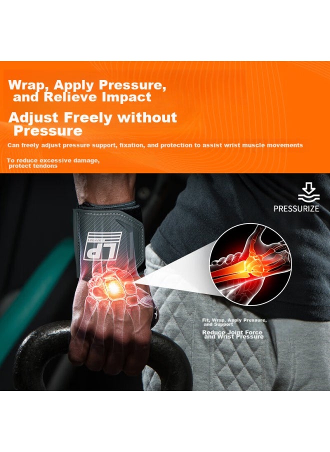 LP Lp Wrist Guard For Men, Fitness Wrist Support, Gym Strength Bench Press Wrist Sleeve, Anti-sprain Sports Wristband, Basketball Compression Band  - Image 3