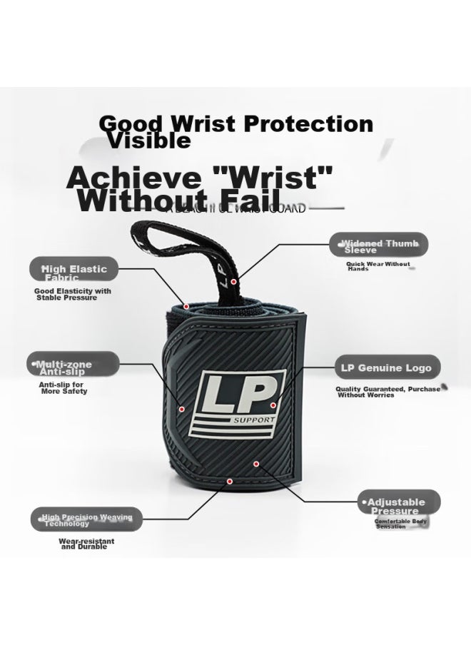 LP Lp Wrist Guard For Men, Fitness Wrist Support, Gym Strength Bench Press Wrist Sleeve, Anti-sprain Sports Wristband, Basketball Compression Band  - Image 1