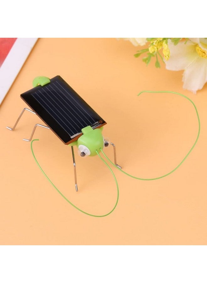 ريس 52 ألعاب جندب صغيرة تعمل بالطاقة الشمسية REES52 للأطفال، روبوت يعمل بالطاقة الشمسية، ألعاب حيوانات يدوية الصنع - Image 2