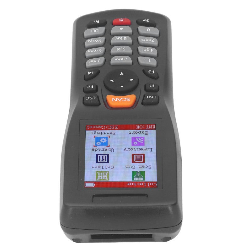 Wireless 1D Barcode Scanner 2.2 Inch Color Screen with 2.4G USB Comm - 100m Range Rechargeable Battery for Supermarket Express Delivery Warehouse Inventory - Image 3