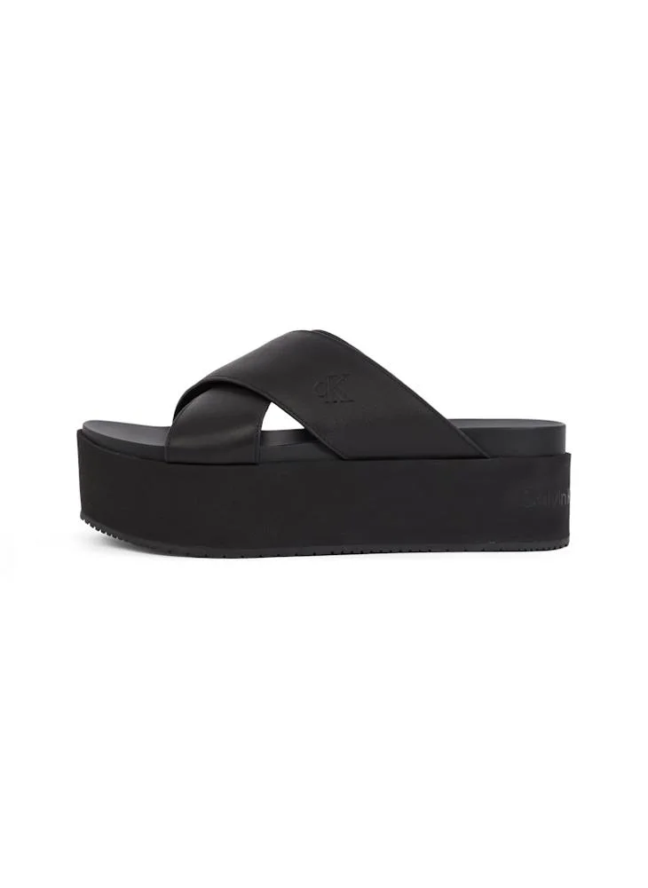 كالفن كلاين جينز Causal Mid Heel Wedge Sandals