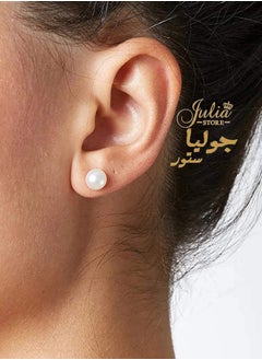 18k Gold Plated Stainless Steel Handpicked AAAA Freshwater Cultured Pearls Stud Hypoallergenic Earrings Jewelry By Julia Store - pzsku/Z46FC99465A704987DD43Z/45/_/1716204432/0e25fa95-6949-4db5-96f0-23413e1eed80