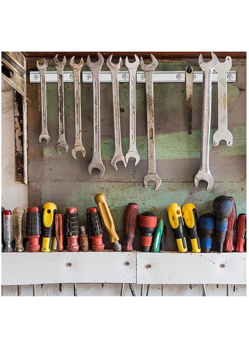 Captaintech Neodymium Rectangular Magnets 70Lbs 6Pack 60x13.5x5mm 32KG Strength Strong Rectangular Bar Magnets Household and Industrial Base Magnet with Screws for Fridge Scientific Shower Door Office etc - Image 2