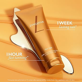 Lancaster جل تان ذاتي من لانكستر 125 مل تان صيفي طبيعي توهج ذهبي صحي 2 في 1 تان ذاتي مرطب للجسم تركيبة سهلة الانتشار - Image 5