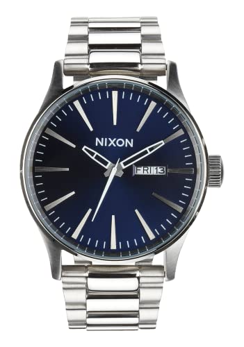 Nixon Sentry SS A3561258-00. Blue Sunray Men’s Watch (42mm Blue Sunray Watch Case. 23-20mm Stainless Steel Band) - Image 1