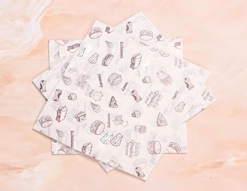 TDS Plus WRAP Food Wrap Brown PRT (100 Precut-Sheet) | 100% Microwave Safe up to 220�C | Biodegradable, 100% Food Safe | Wrap Sheets for chappti | Wrap Pre Cut Sheet's for Roti - Image 1