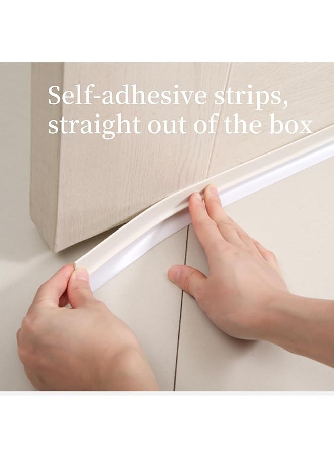 erorex - 90 Cm Door Draft Stopper For Bottom Of Door Window Sealing Strip Weather Stripping Door Seal Under Door Sweep For Exterior And Interior Doors Door Bottom Seal Blocker Noise Grey 90 * 4Cm - Image 1