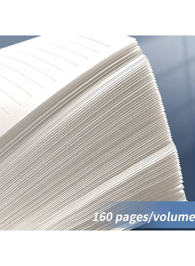 A5 Size 4 Book Set Flip Top Spiral Notebooks 160 Pages Extra Thick For Exams - Image 4