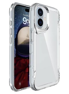 Gear4 Crystal Palace Compatible with iPhone 16  Case, Advanced Impact Protection with Technology, Anti-Yellowing, Phone Cover – Transparent