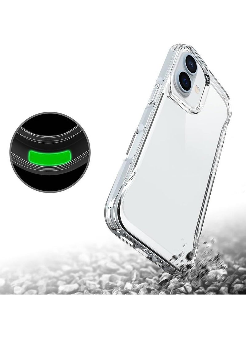 Gear4 - Gear4 Crystal Palace Compatible with iPhone 16  Case, Advanced Impact Protection with Technology, Anti-Yellowing, Phone Cover – Transparent - Image 1