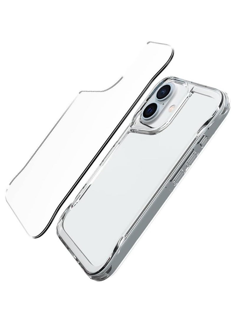 Gear4 - Gear4 Crystal Palace Compatible with iPhone 16  Case, Advanced Impact Protection with Technology, Anti-Yellowing, Phone Cover – Transparent - Image 1