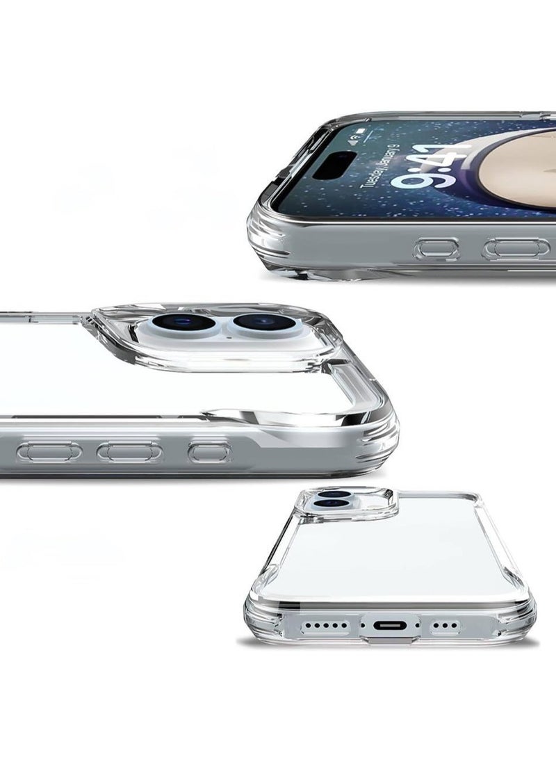 Gear4 - Gear4 Crystal Palace Compatible with iPhone 16  Case, Advanced Impact Protection with Technology, Anti-Yellowing, Phone Cover – Transparent - Image 1