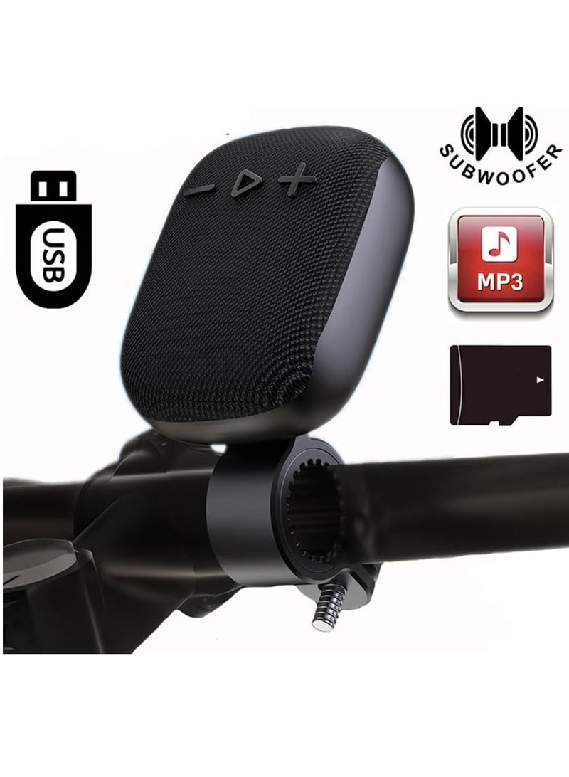 بافا ريل مكبر صوت للدراجة، مقود دراجة لاسلكي، مكبر صوت أعلى، مكبر صوت خارجي، مضخم صوت لركوب الدراجات - أسود متين - Image 5