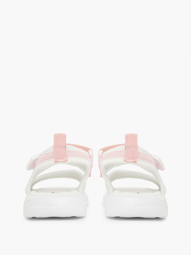 Styli Girls Embellished Hook and Loop Sandals - Image 4