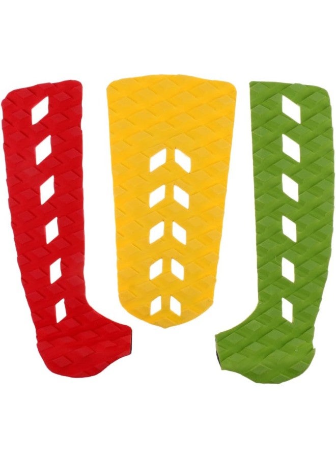 3 Pieces Outdoor Skimboard Tail Pad Funboard Shortboard Surfing Traction Pad  - Image 3