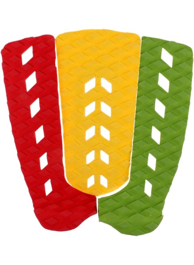3 Pieces Outdoor Skimboard Tail Pad Funboard Shortboard Surfing Traction Pad  - Image 2