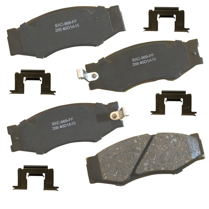 بنديكس وسادات فرامل سيراميك Bendix Premium SBC266 لموديلات مختارة INFINITI M30 وNissan 200SX و300ZX و720 D21 وIchi Van Maxima Multi Pickup Stanza - Image 1