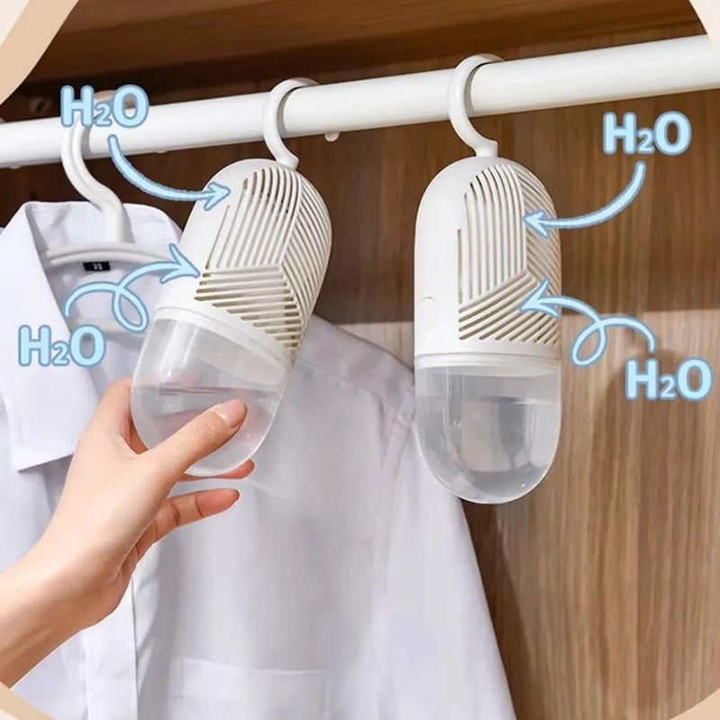 Wardrobe Protector - Hanging Dehumidifier Unit for Small Spaces to Remove Moisture and Keep Clothes Fresh Without Odors (option2) - Image 3