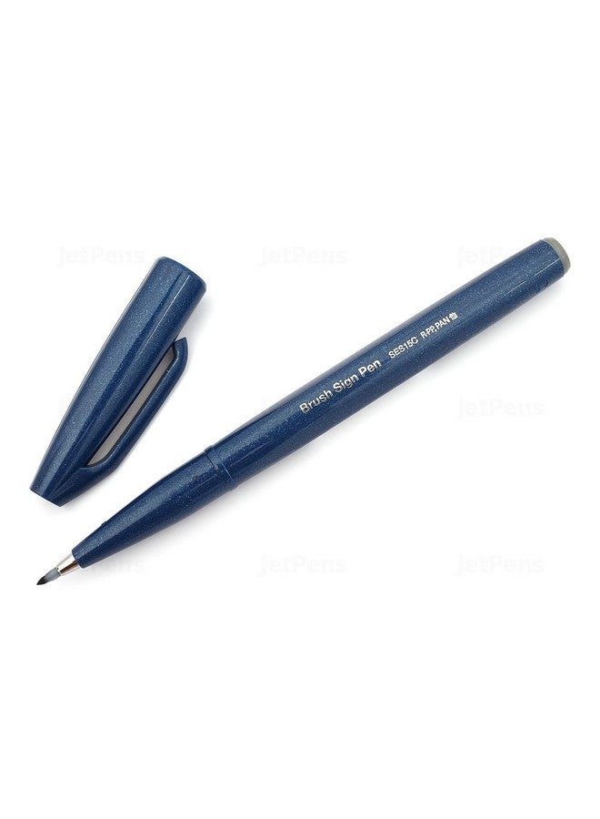 Pentel قلم فرشاة بينتل سيجن SES15C-12 بألوان باستيل، متنوع - Image 4
