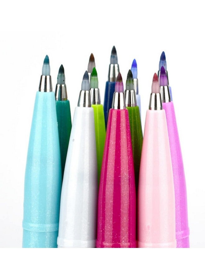 Pentel قلم فرشاة بينتل سيجن SES15C-12 بألوان باستيل، متنوع - Image 3