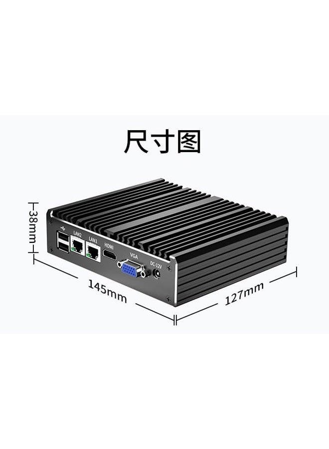 UDPTCP Fanless Mini PC, Industrial PC, Mini Computer Dual Core N2840, 4K HD+VGA, 2Gigabit Ethernet, USB, Mini Desktop PC 2 RS232 COM, WiFi/Win10/Linux, NO RAM NO SSD (NO RAM NO SSD) - Image 3