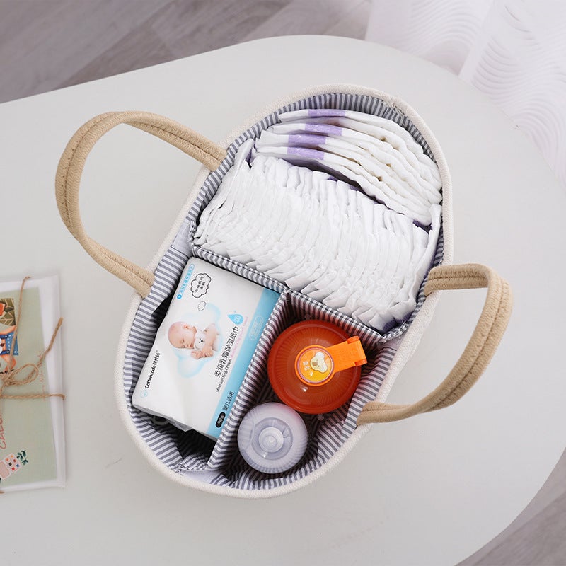 Baby Products Storage Basket Sub-Format Portable Storage Basket Baby Bottle Diaper Maternal And Infant Appliance Storage Basket Supply - Image 4