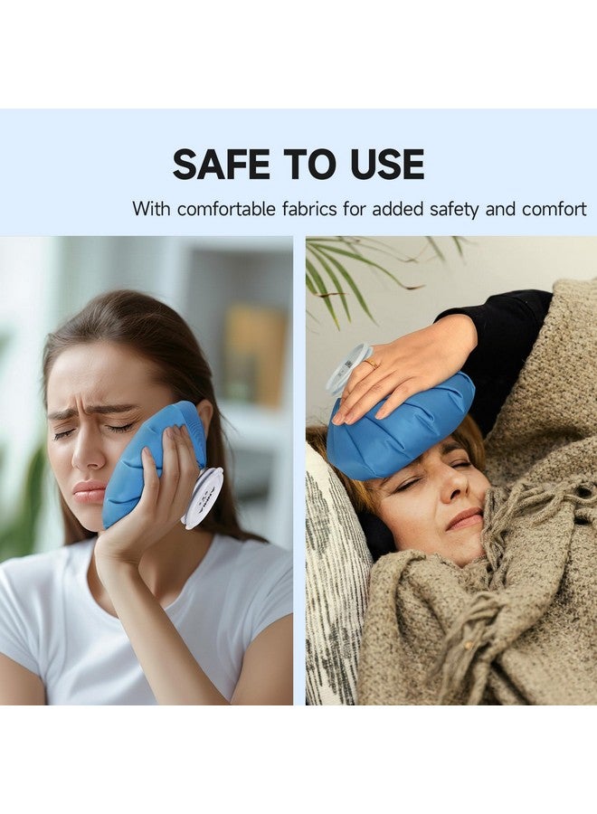 ANMIA ANMIA Ice Pack Bags with Wrap for Injuries Reusable, Cold Pack Water Bag Hot Bag for Pain Relief, Leak-Proof Elastic Ice Bag, Size 9'' - Image 4