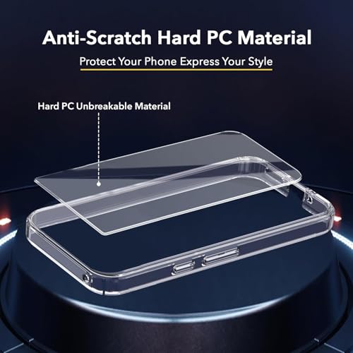 Jkobi Lifetime Anti-Yellow Clear Back Cover Case for Vivo Y58 5G (Sleek Hard Crystal | Shockproof and Camera Protection) - Image 4