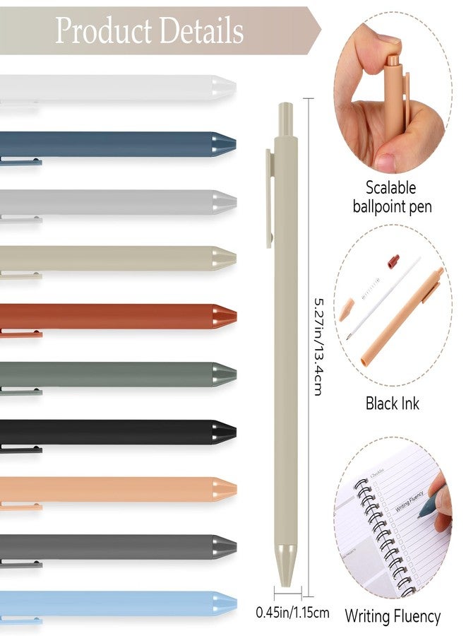 Resurhang 20 Set Employee Appreciation Gift School Weekly to Do List Spiral Planner Notebook with Sticky Note Ballpoint Pen Thank You Gift for Student Teacher Must Haves Office(Classic Color) - Image 3