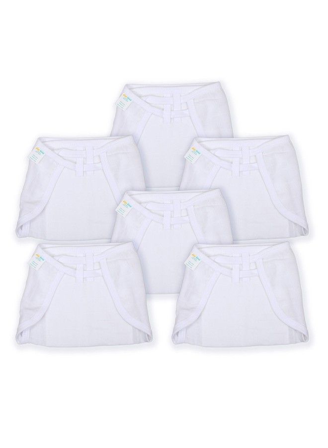 1st Step Washable And 100% Cotton Nappies (White Small) - Image 2