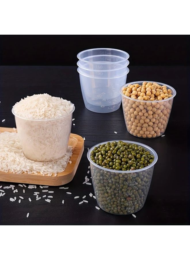 قطعتان من كأس قياس الأرز المقاوم للحرارة مع تدريج لأواني طهي الأرز الكهربائية - Image 3