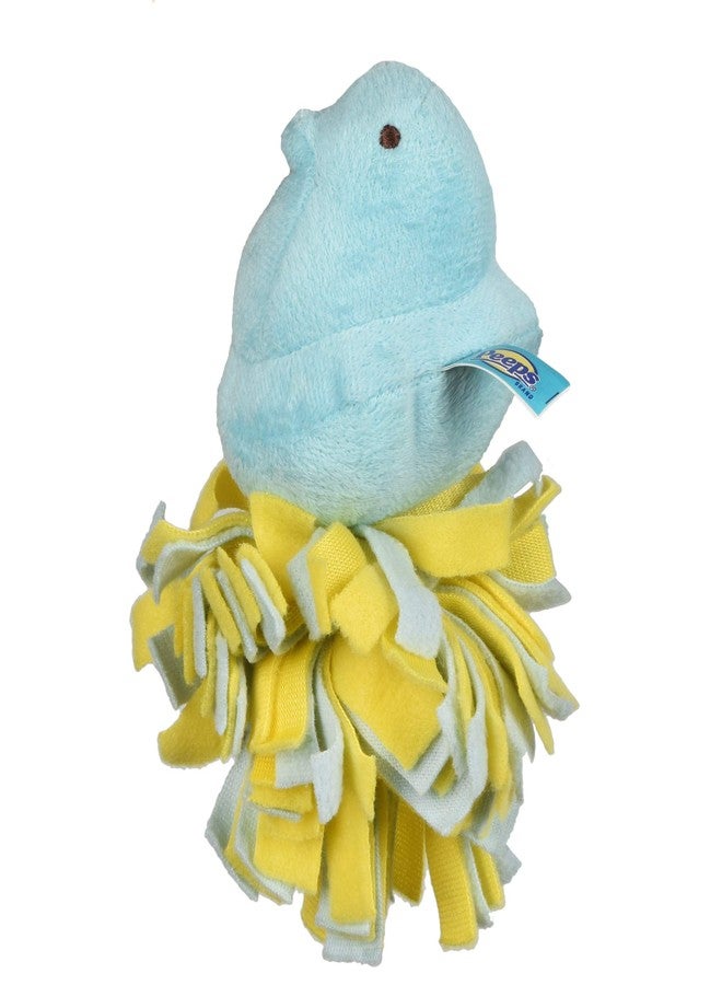 Peeps for Pets Plush Chick Fleece Bottom Dog Toy in Blue and Yellow Blue Peeps Chick Dog Toys, Small Plush Dog Toys with Squeaker Soft and Squeaky Dog Toy for Pets - Image 5