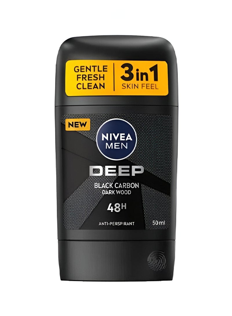 نيفيا مزيل عرق ديب بلاك كاربون دارك وود 50 مل