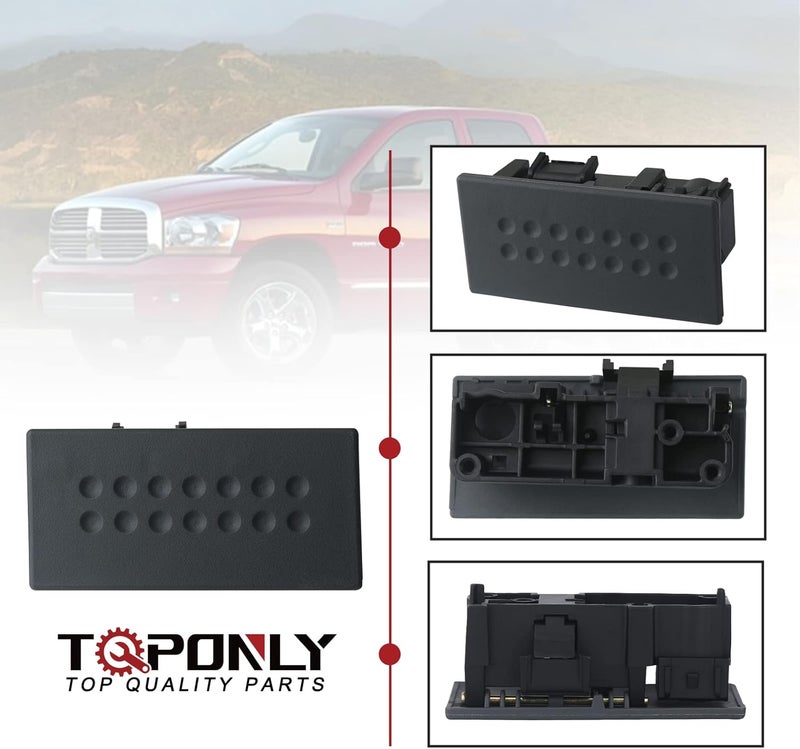 TQPONLY مقبض قفل صندوق القفازات TQPONLY لدودج رام وداكوتا - Image 4