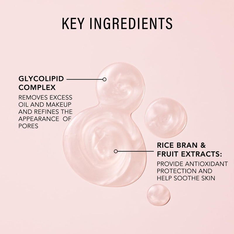 JLO Beauty غسول وجه جل كريمة من JLO BEAUTY، منظف وجه يومي ومزيل مكياج، تركيبة للعناية بالبشرة خالية من الكبريتات مع مضادات الأكسدة، منظف وجه لطيف للنساء، That Hit Single، 5 أونصة - Image 4