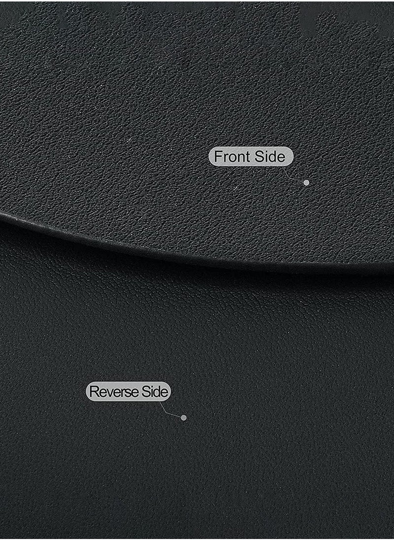 LEOKOR - 4 Piece Waterproof Washable Table Mat Heat Resistant Non Slip Placemat Leather Placemat - Image 1
