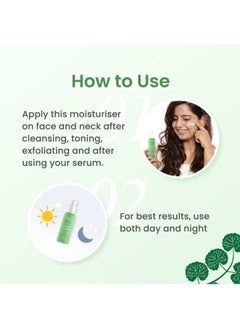 Earth Rhythm Phyto Clear Oil Free Moisturizer, Hydrates & Moisturize skin, for Acne & Redness with Centella Asiatica, Sage Extract, for Oily & Acne Prone Skin, Men & Women - 50 ML  - Image 4